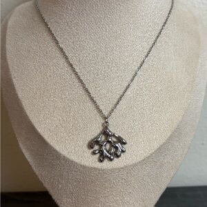 Handmade Silver Coral Necklace | Waterproof & Tarnish Resistant